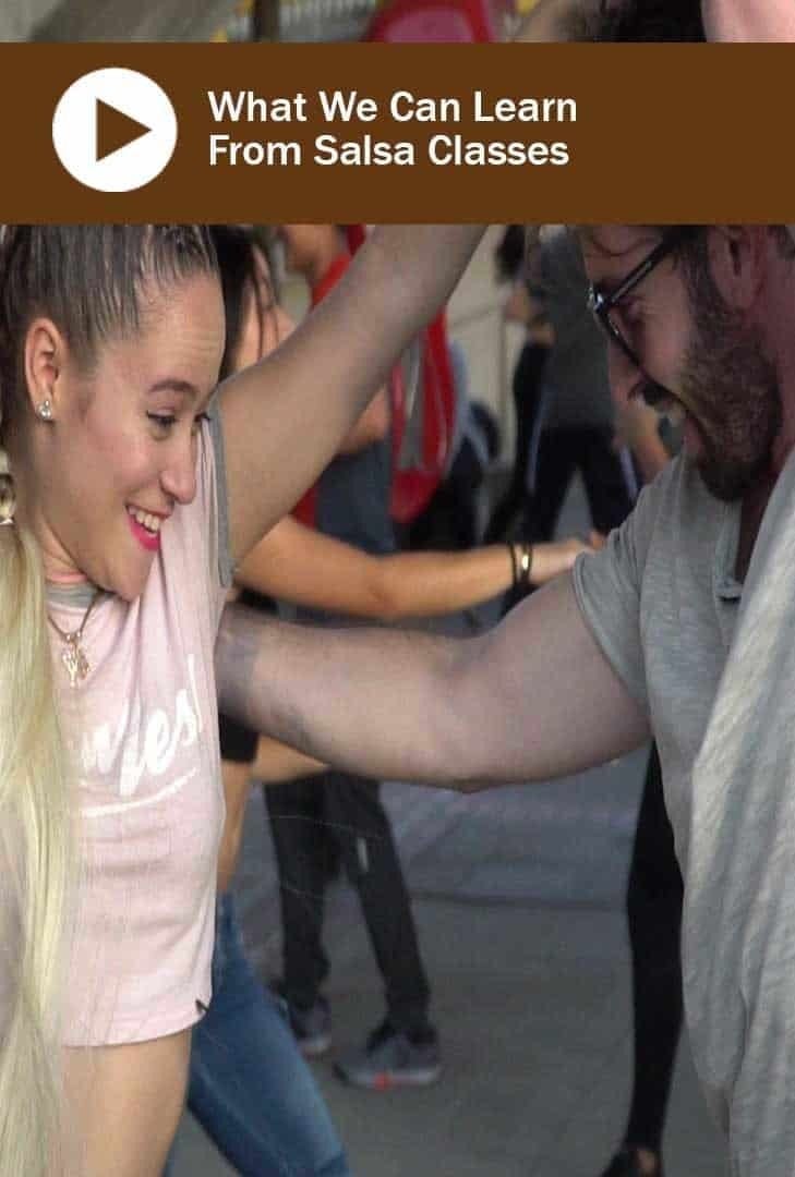 What We Can Learn From Salsa Classes_Pintrest Picture of people dancing in Salsa classes
