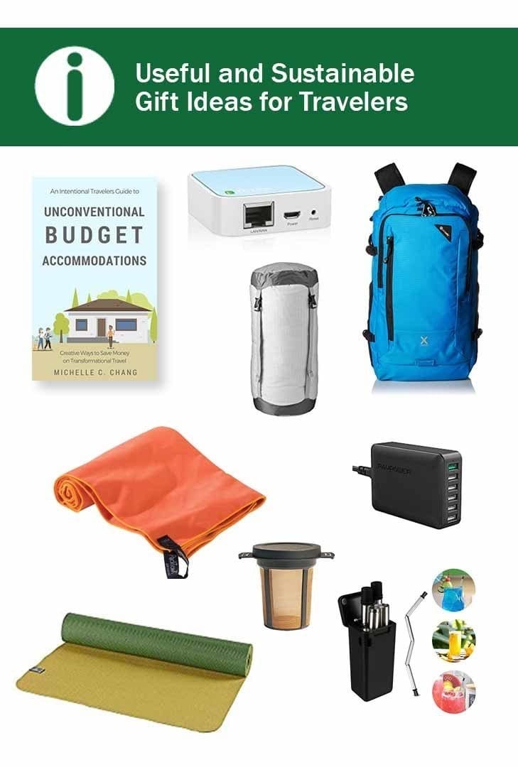 Useful and Sustainable Gift Ideas for Travelers_Pintrest Useful and sustainable gift ideas for travelers
