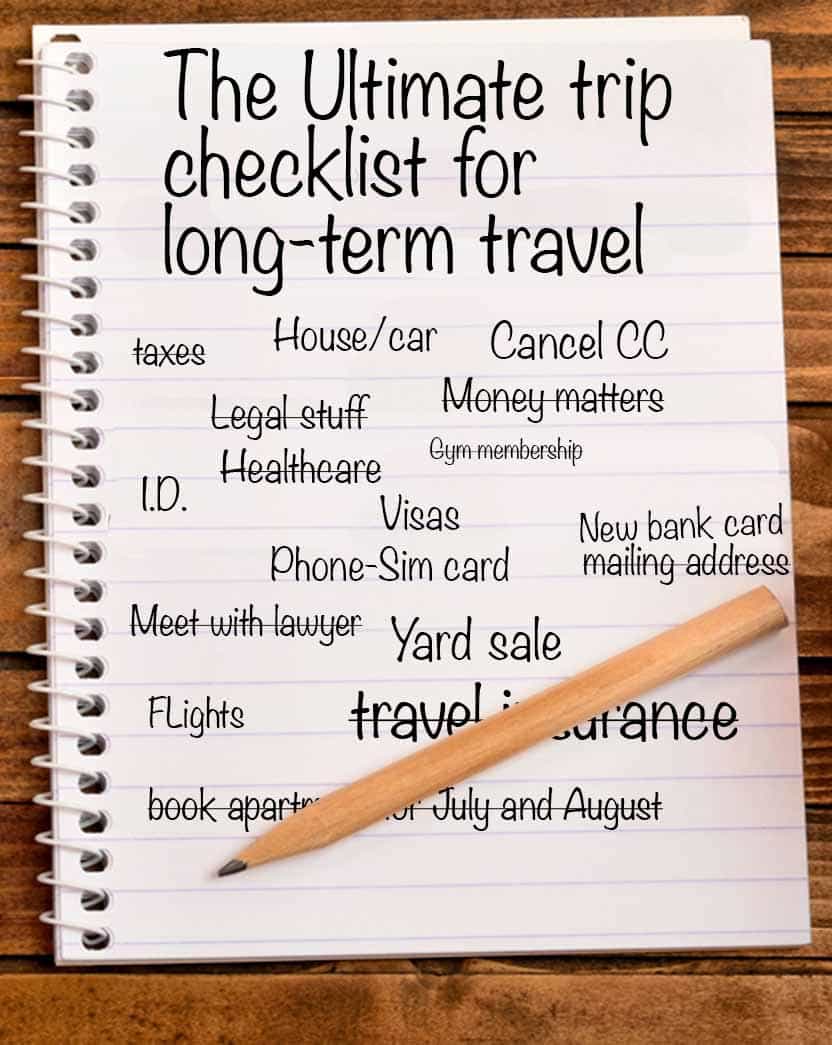 how to long term travel