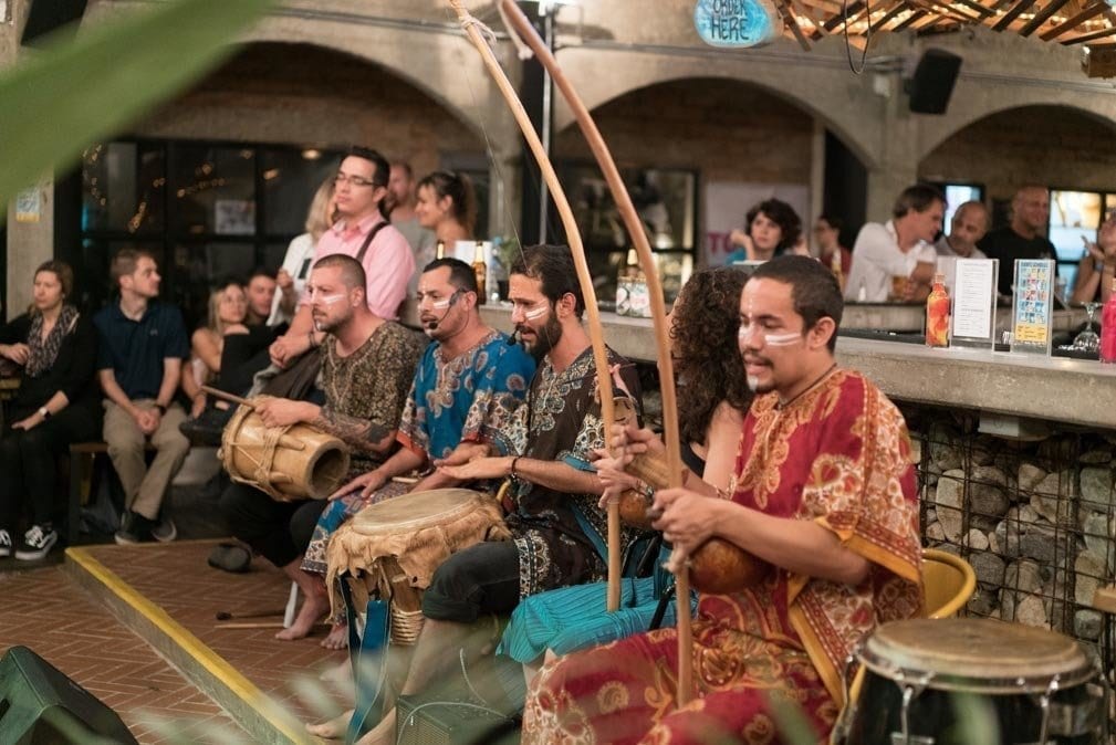 life in colombia - Mangle the non profit group performing traditional music. 