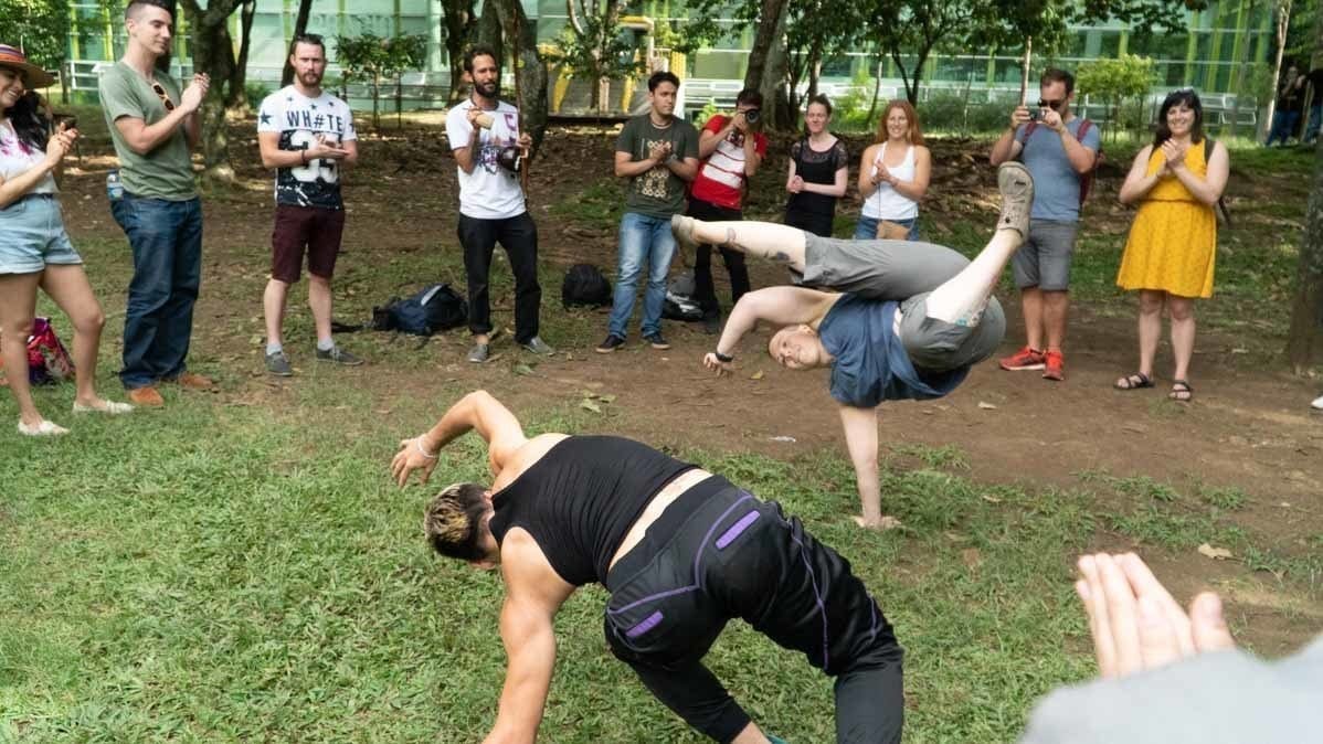 life in colombia - Capoeira workshop