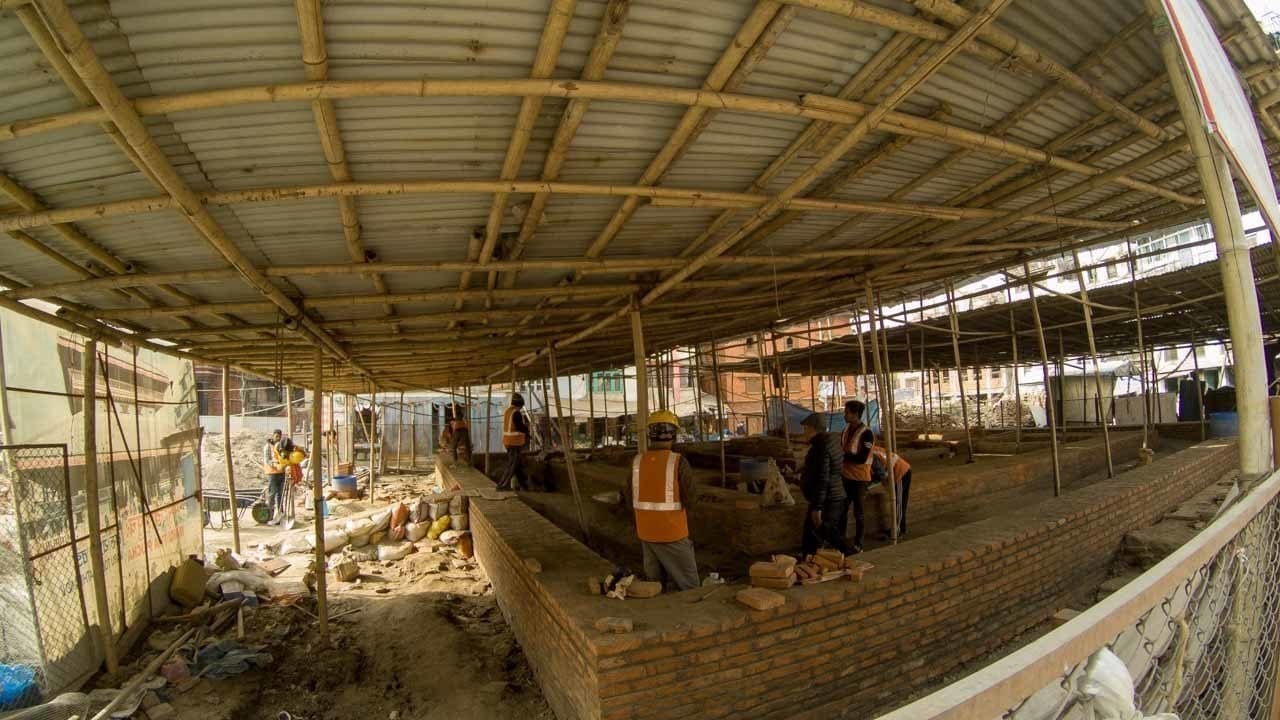 Things to know about Nepal - more rebuilding of temples in Durbar Square Kathmandu