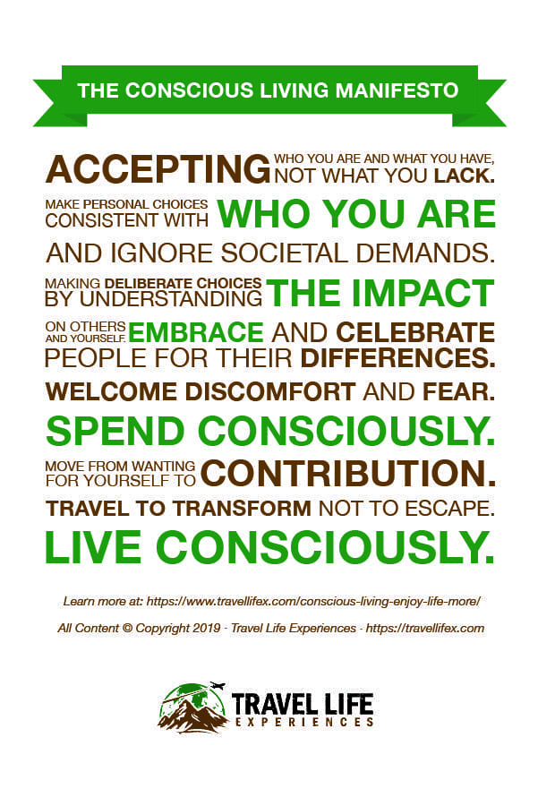 Conscious Living Manifesto