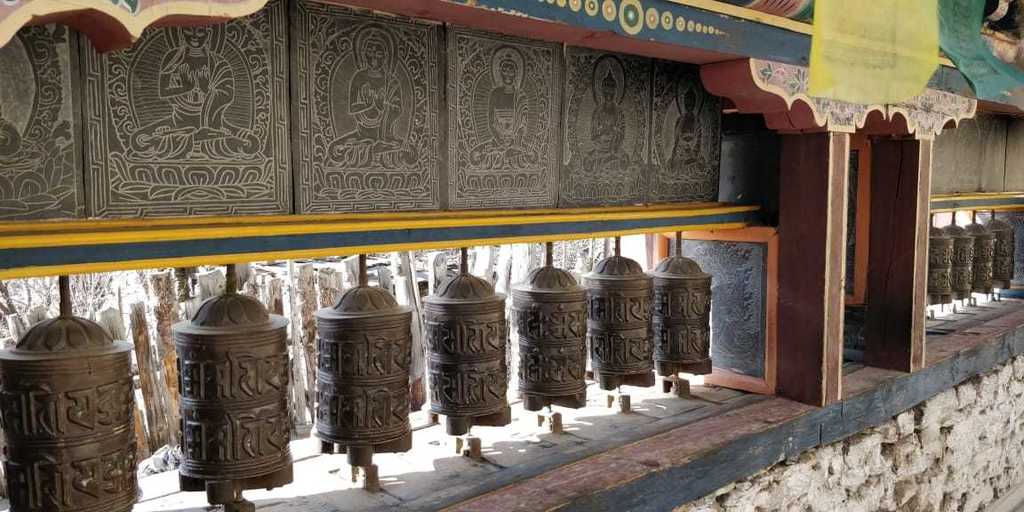 About Nepal - Tibetan Prayer Wheels