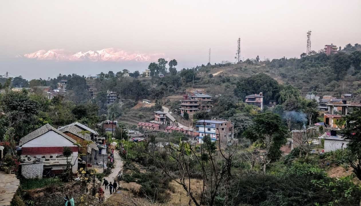 Views from Himchuli guest house 