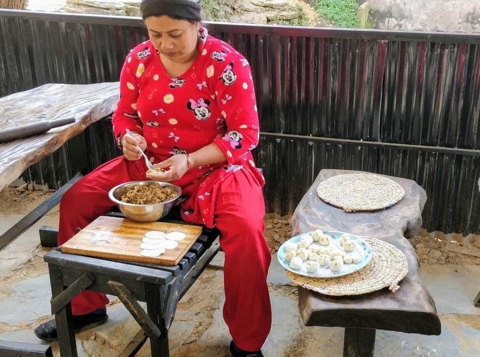 Momos - Traditional food of Nepal and found in Bandipur