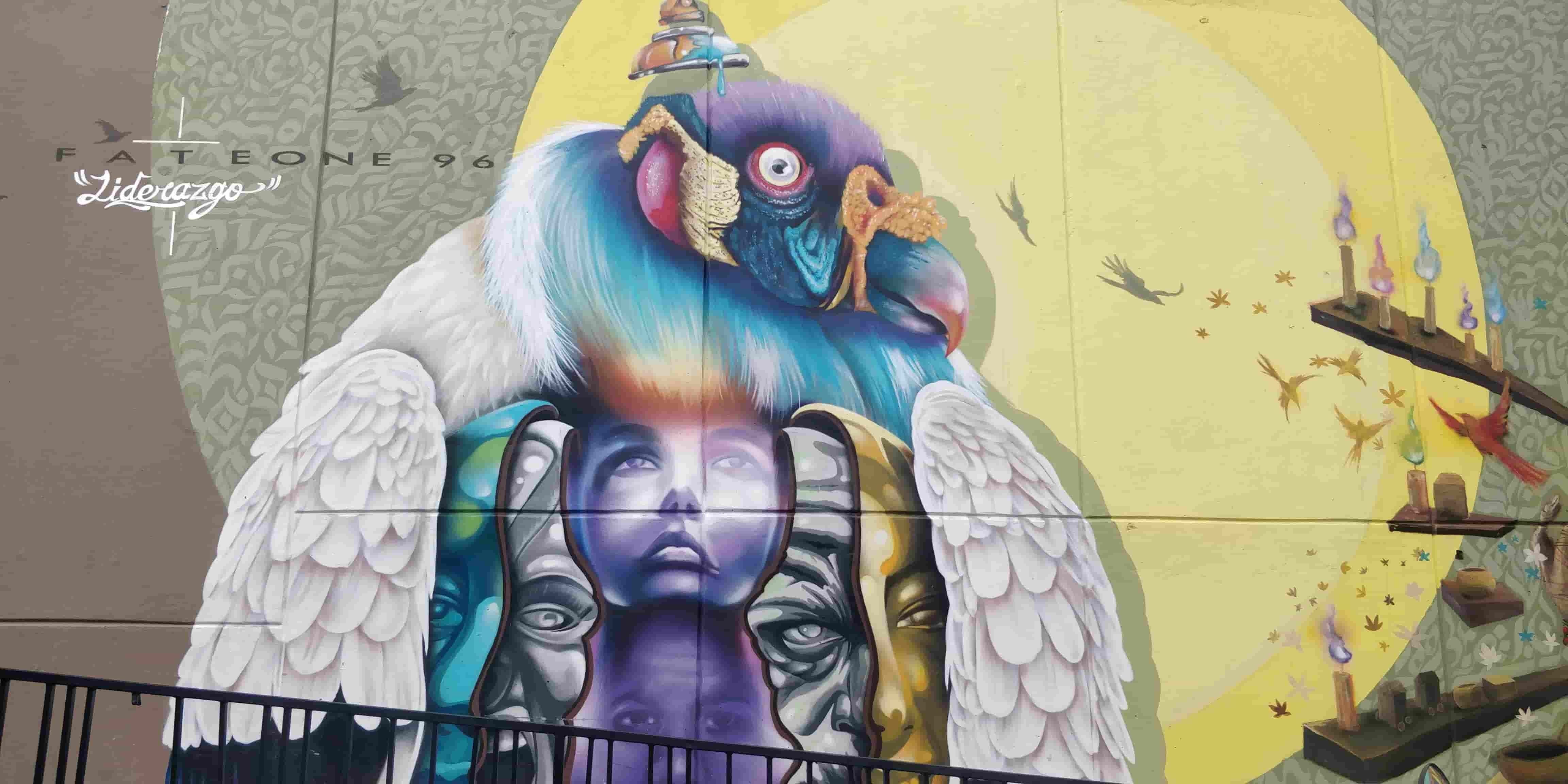 comuna graffiti tour medelling - one of the most gorgeous pieces